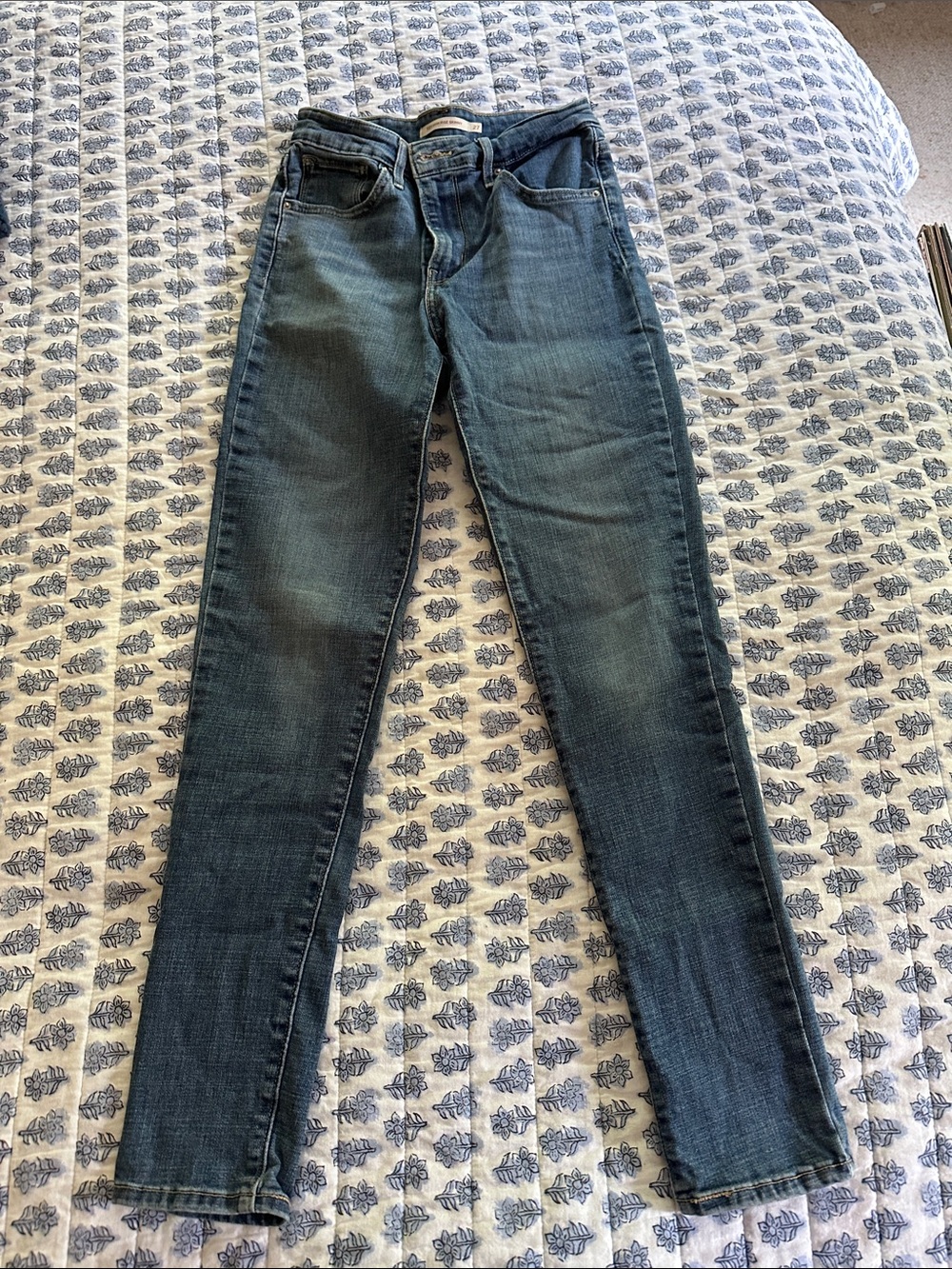 Women's Levi’s 721 High rise skinny Dark Blue Slim Jeans